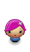 Pink girl Character